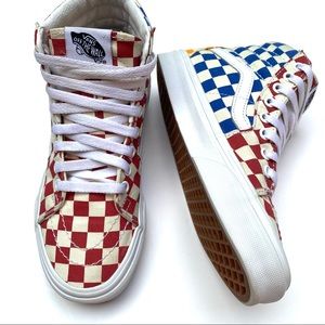 Vans Sk8-Hi Checkerboard Women's Size 5.5